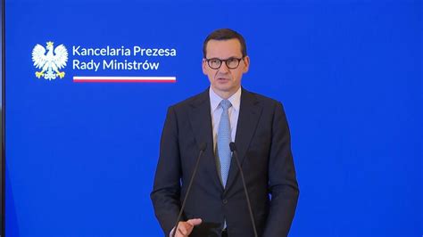 Premier Mateusz Morawiecki Nic nie wskazuje na to żeby wczorajsza