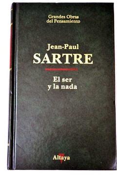 Libro El Ser Y La Nada De Jean Paul Sartre Buscalibre