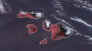 Maui Wildfires Appear on Satellite Imagery