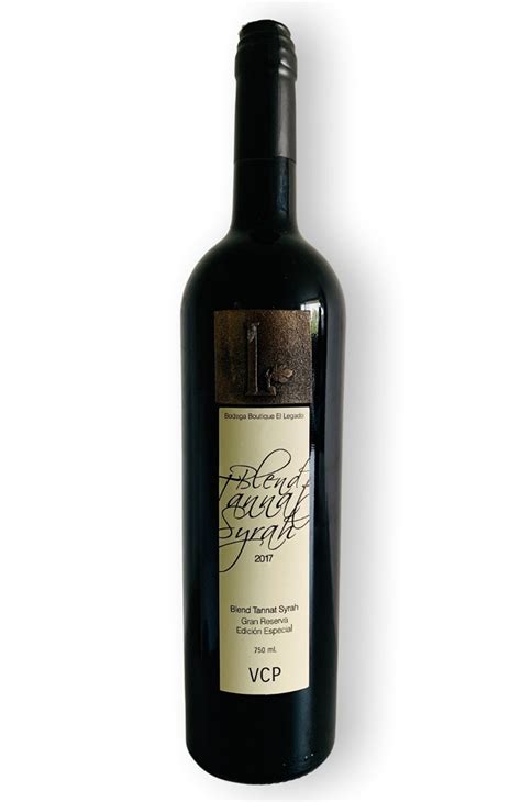 Blend Tannat Syrah Gran Reserva El Legado Gratia