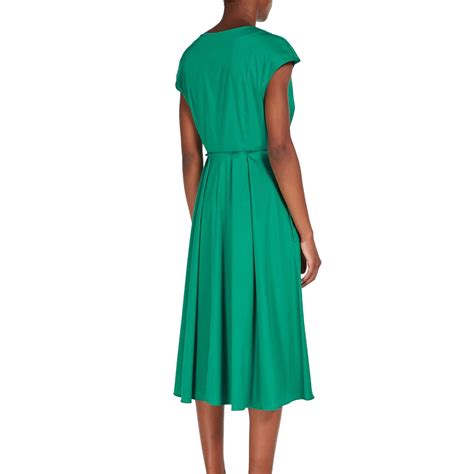 Max Mara Weekend Dress Vertice Woman Garden Green Mascheroni Store