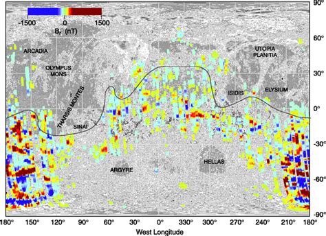 Global Distribution Of Crustal Magnetization Discovered By The Mars