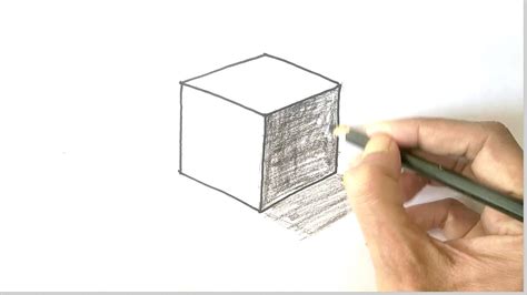 How To Draw AND SHADE 3d CUBE Easy Step By Step Pencil Pen Drawing