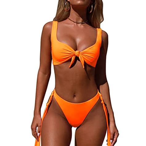 Best Neon Orange Bikini Top For Your Next Beach Day