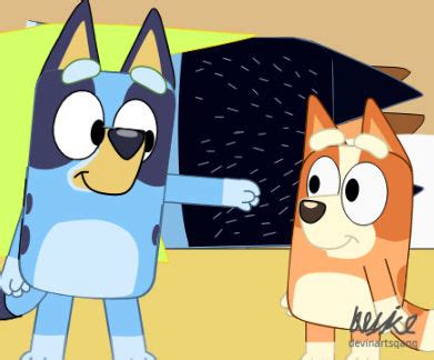 Bluey says her parents are asleep by kojjikko on DeviantArt