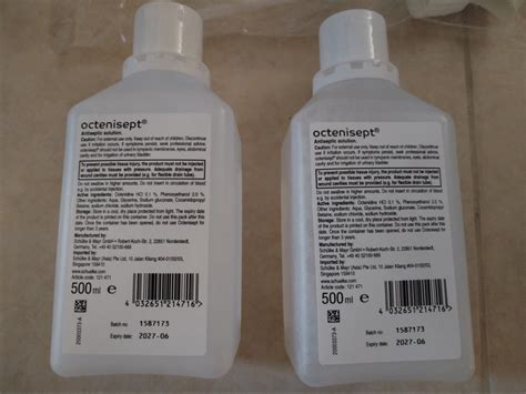 Schulke Octenisept Antiseptic Solution 500ml Health Nutrition