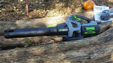 Ego 56v 142 Mph 575 Cfm Leaf Blower Review Lb5750 Youtube