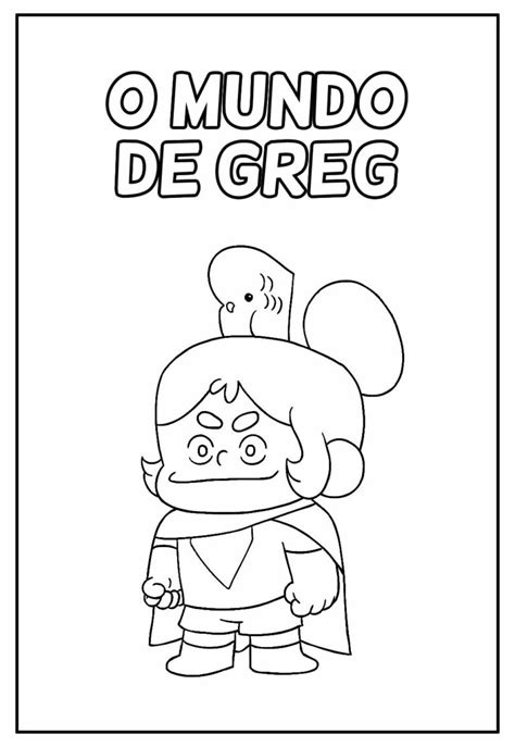 Desenhos Do Mundo De Greg Para Colorir Bora Colorir