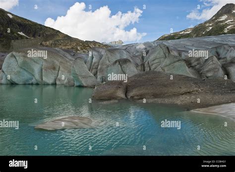 Rhone Glacier Furka Pass Switzerland Stock Photo Alamy