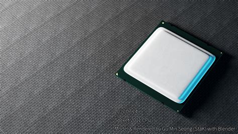 Socket 2011 CPU on Behance