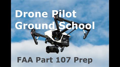 Drone Training Courses Online Faa Part Study Guide Youtube