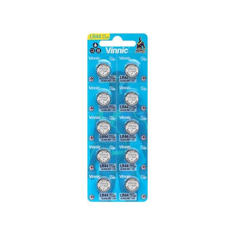 Vinnic G13 AG13 L1154 LR44 157 A76 1 5V Button Cell Batte