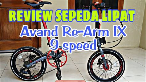 Review Sepeda Lipat Avand Re Arm Ix Speed Sepeda Lipat Indonesia