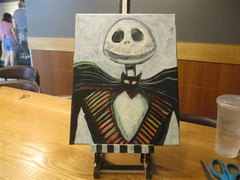 Jack Skellington Painting in Progress by Bauvy on DeviantArt