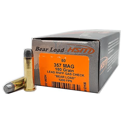 Hsm 414n Bear Load 41 Rem Mag 230 Gr Semi Wadcutter 50 Per Box 10 Case