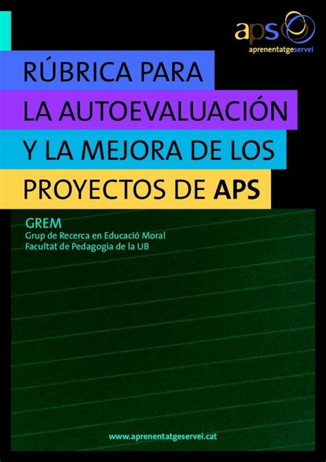 Pdf R Brica Para La Autoevaluaci N Y La Mejora De Los