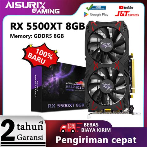 Jual Aisurix Amd Radeon Rx Xt Gb Vga Card Gddr Bit New Video