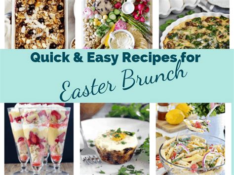 20 Quick And Easy Easter Brunch Buffet Menu Ideas - Betsi Hill Travel