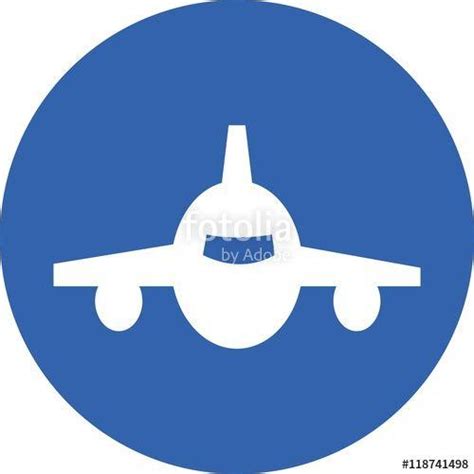 Blue Airplane Logo - LogoDix