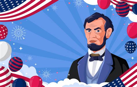 Abraham Lincoln Birthday Concept 21215489 Vector Art at Vecteezy