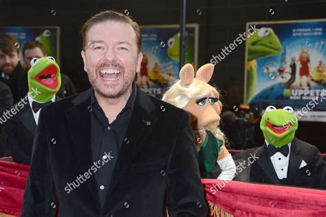 Kermit Frog Ricky Gervais Miss Piggy Editorial Stock Photo - Stock ...