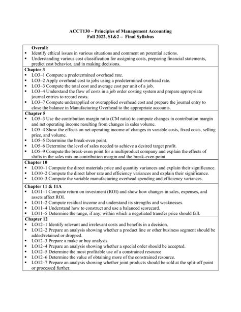 Acct Fall Final Syllabus