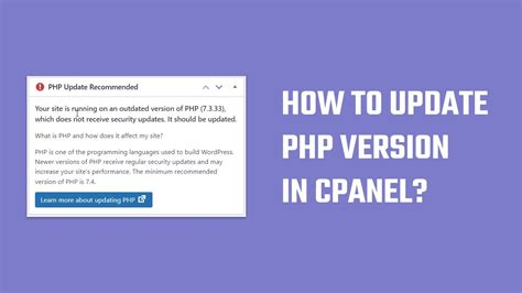 How To Update The Php Version In Cpanel Webhosting Wordpress