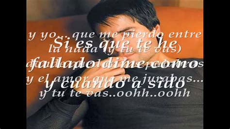 Chayanne Y Tu Te Vas YouTube