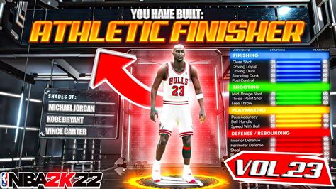 BEST ATHLETIC FINISHER BUILD ON NBA 2K22 RARE BUILD SERIES VOL 23