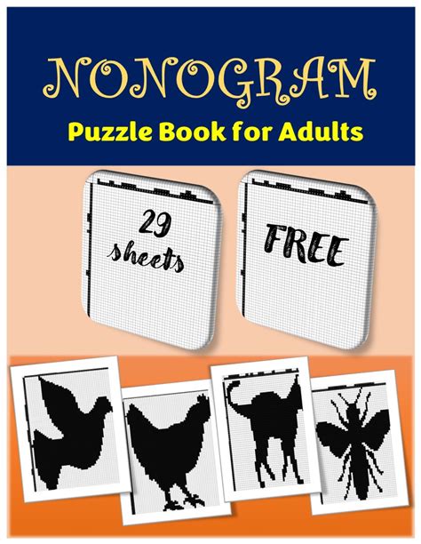 NONOGRAM Puzzle Book for Adults | Made By Teachers