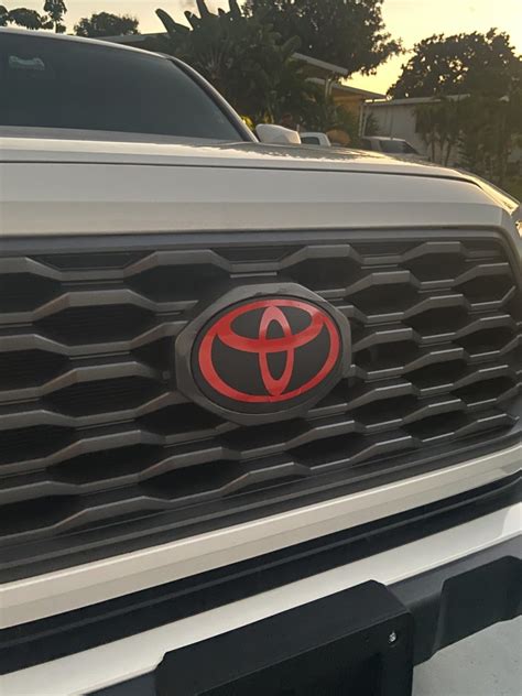 Simple Toyota Grill Emblem Enhancement Radar Ready Still Works Tacoma