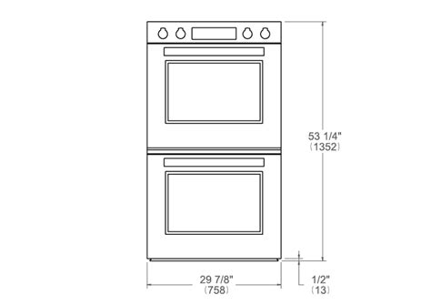 30 Double Electric Convection Oven Self-Clean | Bertazzoni