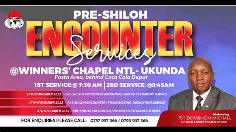 St Service Nd Pre Shiloh Encounter Service Sun November