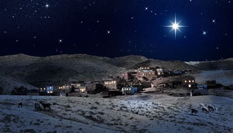 Nativity Bethlehem backdrop - Mybackdrop.co.uk