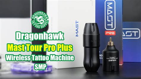 Mast Tour Pro Plus Wireless Tattoo Machine For SMP T1 Battery Bundle