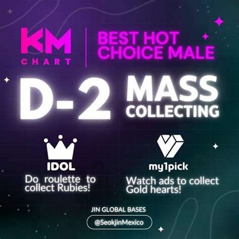 𝒥𝒜 on Twitter KM Chart Best Hot Choice Male Only two days