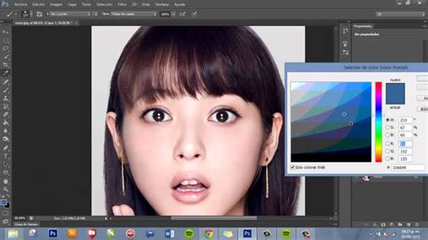 Como Cambiar Color De Ojos Con Photoshop YouTube