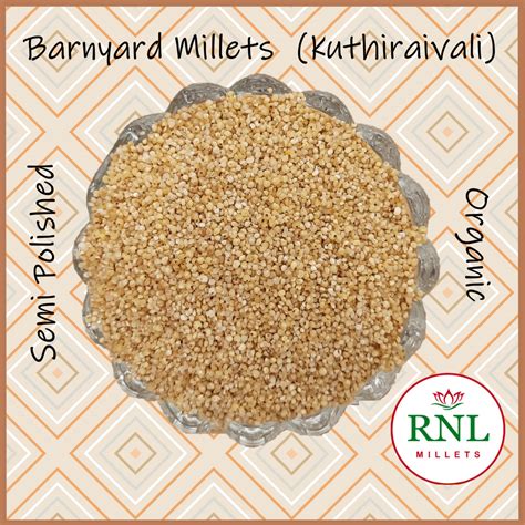 Indian Organic Barnyard Millet Packaging Size 25 Kg And 50 Kg At Rs