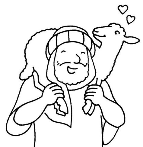 Jesus The Good Shepherd Coloring Pages At Getcolorings Free