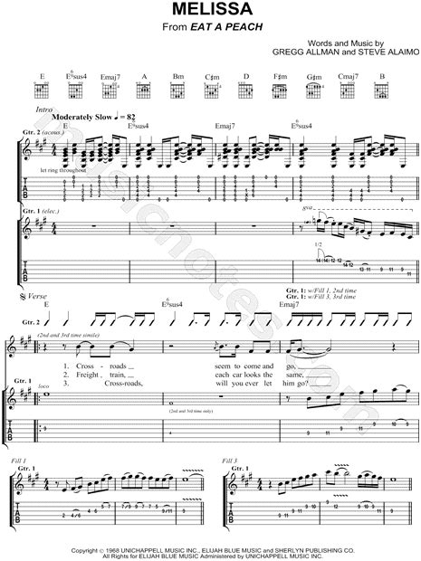 Allman Brothers Guitar Chords