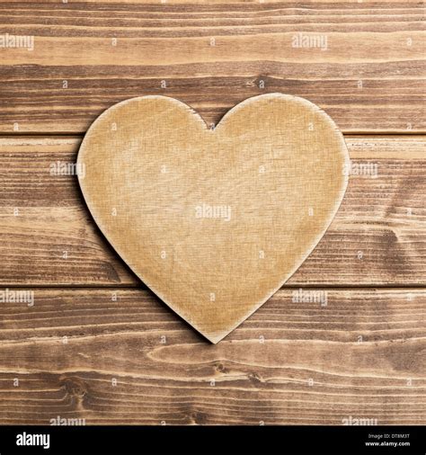 Wooden Heart Shape Background Stock Photo Alamy