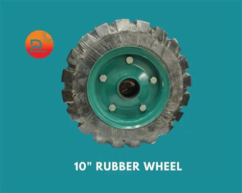 10x2 5 Solid Rubber Wheel Load Capacity 500kg 1000kg At Rs 525 Piece In New Delhi