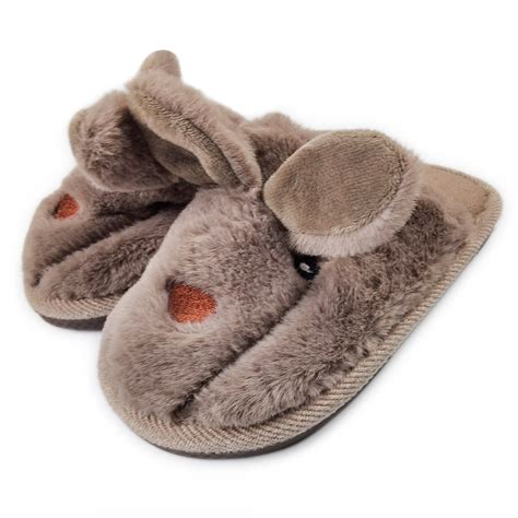 Pantufa De Casa Infantil Menino Menina Pel Cia Confort Vel Inverno