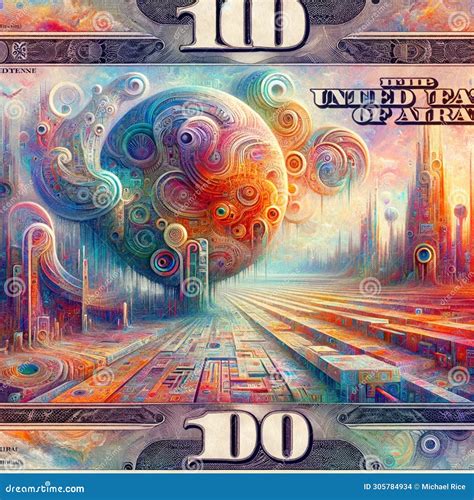 Currency From The Stars Ai Enhanced 100 Dollar Bill With Alien