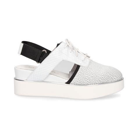 UNITED NUDE Zapatos Blucher MIKU BLANCO