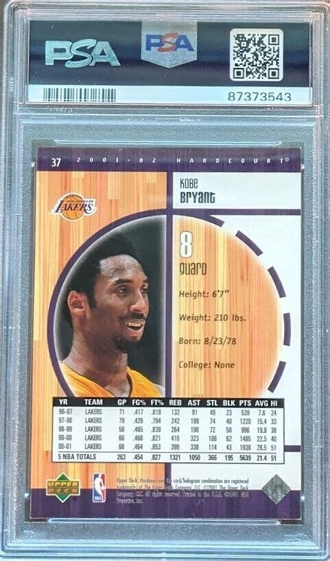 2001 02 Upper Deck Hardcourt 37 Kobe Bryant For Sale Online EBay