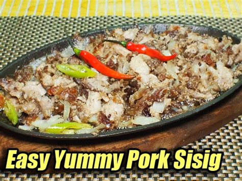 Sisig Kapampangan Recipe | Panlasang Pinoy Meaty Recipes