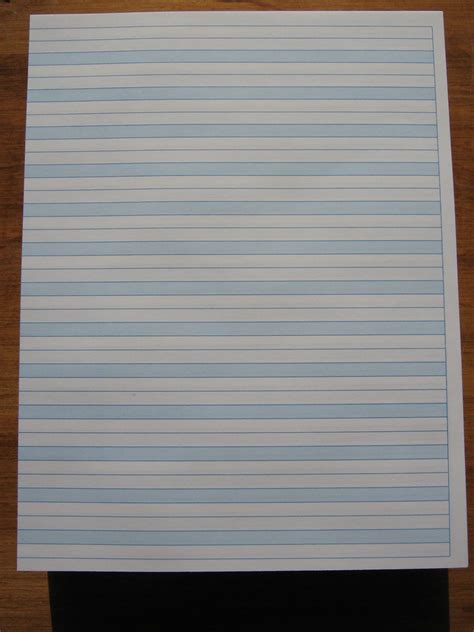 60d Blue Shaded Writing Paper Sheet Size 85 X 11 500 Sheets