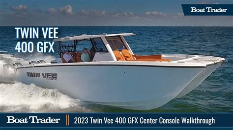 2023 Twin Vee 400 GFX Center Console Power Cat Boat Walkthrough Review