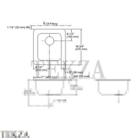 Kohler Iron Tones Мойка для кухни встраиваемая снизу или сверху, без ...